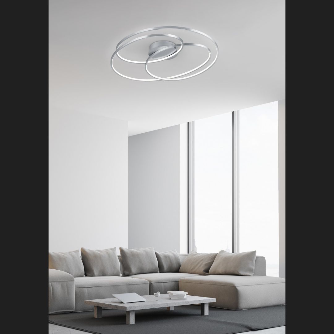 Gale  - Ceiling lamp - Nickel Matt - Trio