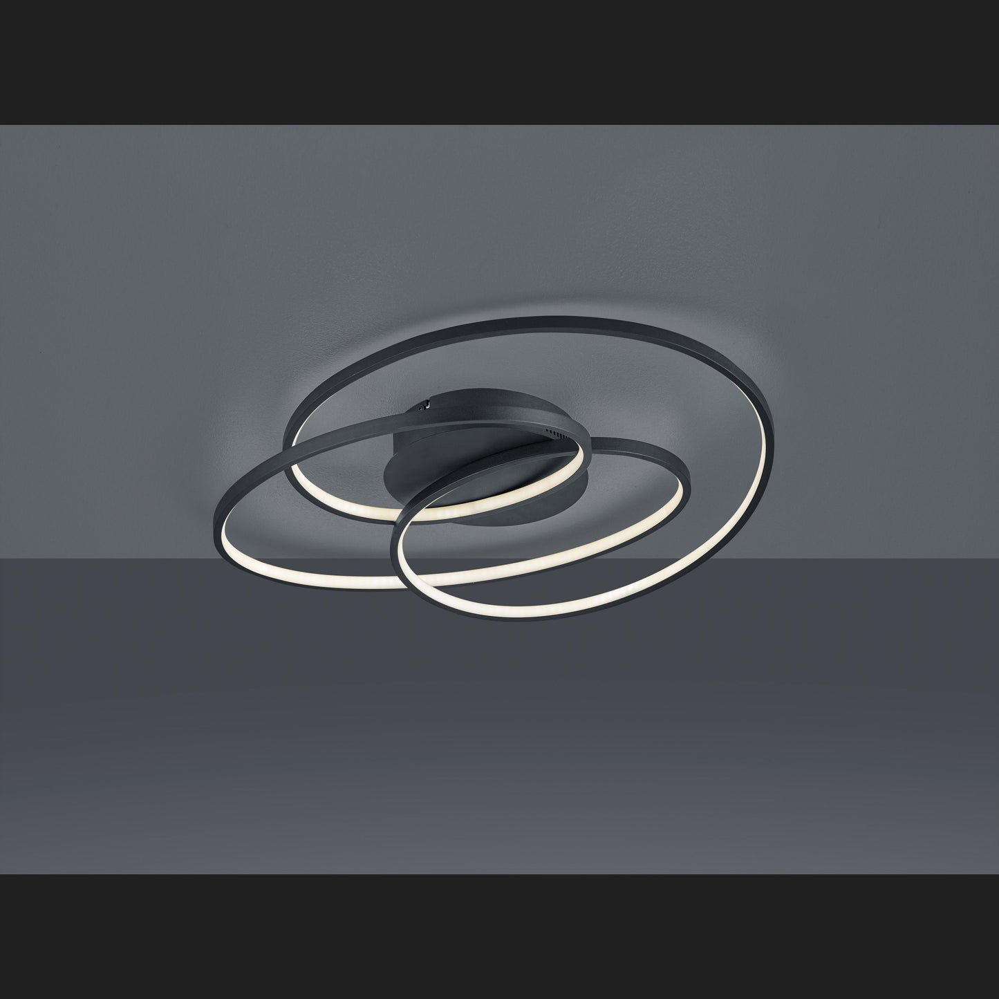 Gale  - Ceiling lamp - Black Matt - Trio