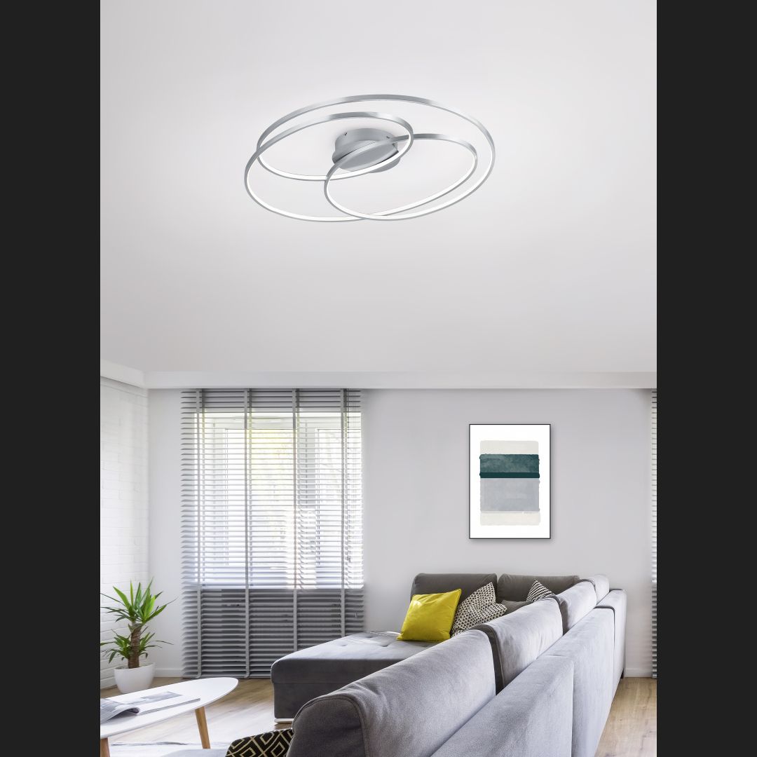 Gale  - Ceiling lamp - Nickel Matt - Trio