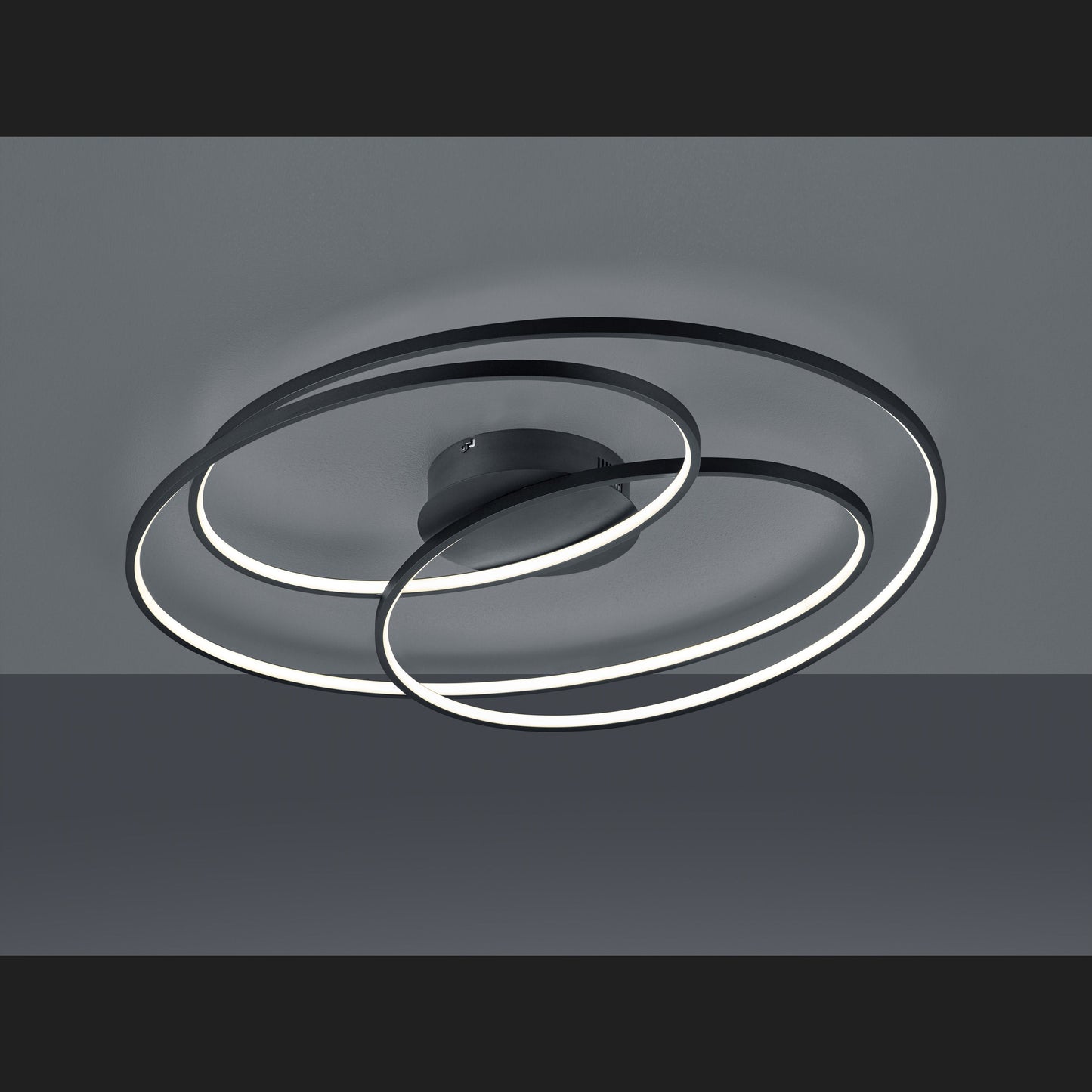 Gale  - Ceiling lamp - Black Matt - Trio