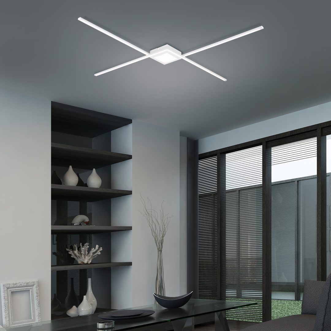 Oxford  - Ceiling lamp - White Matt - Trio