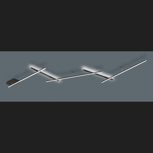 Indira  - Ceiling lamp - Black Matt - Trio