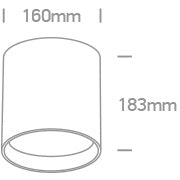 COB Outdoor Ceiling Cylinders