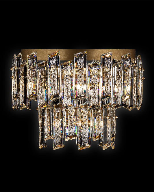 Crisiante Flush 2Tier 3/6Lt Gold Light