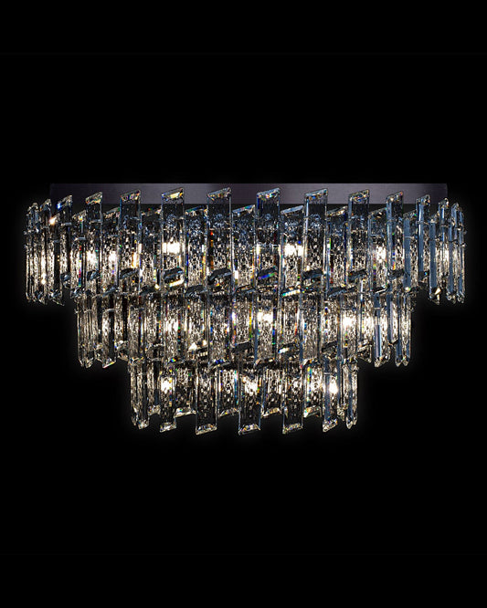 Crisiante Flush 3Tier 6/9/12Lt Chrome Light