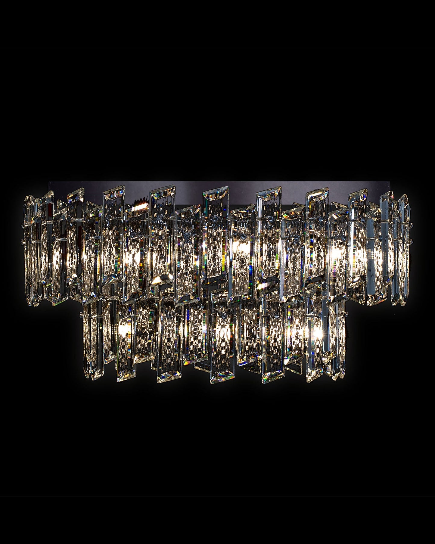 Crisiante Flush 2Tier 6/9Lt Chrome Light