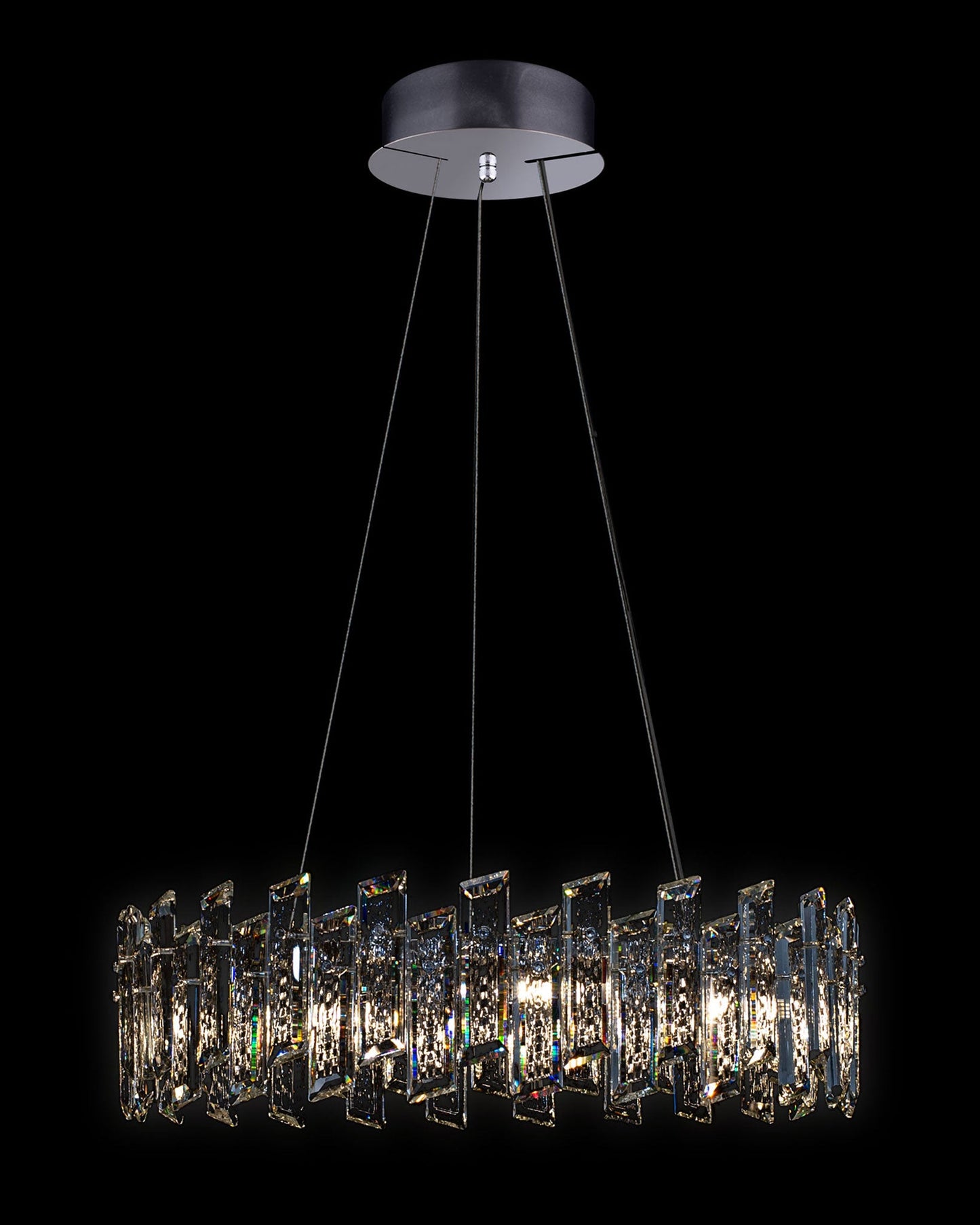 Crisiante Pendant 9Lt D60cm Chrome Light