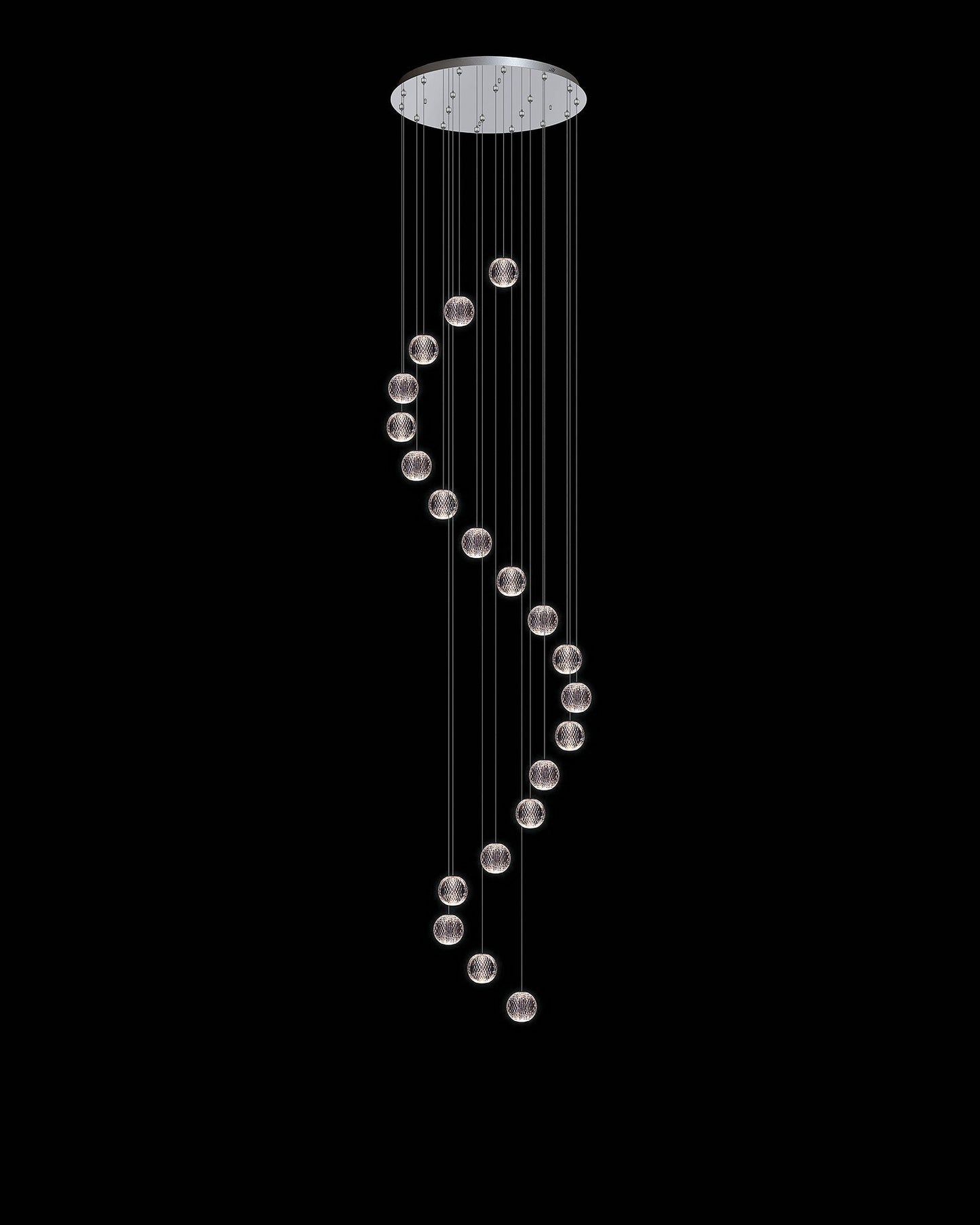 Diamante 20Lt Round Chrome Light
