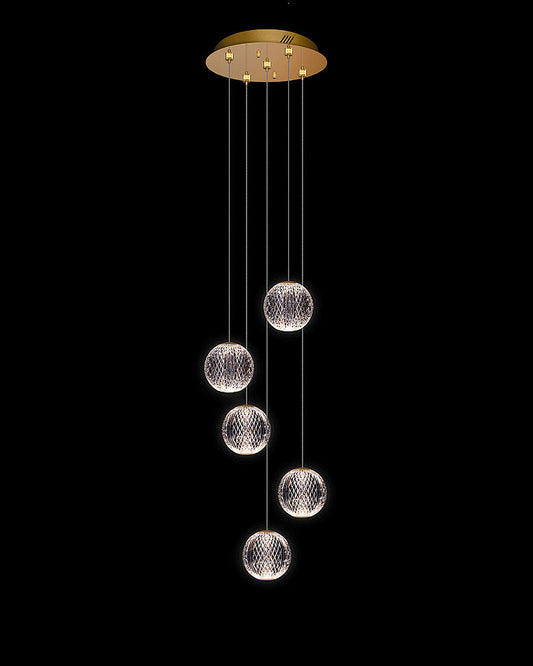 Diamante 5Lt Round Gold Light