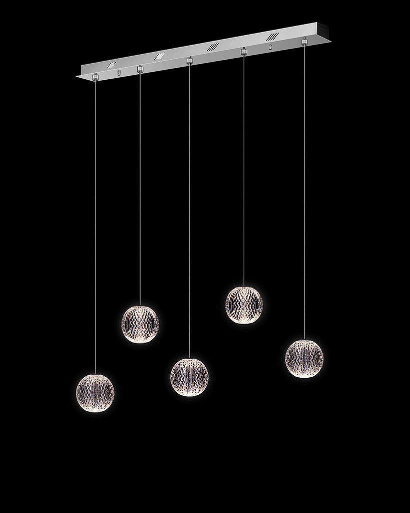 Diamante 5Lt Bar Chrome Light