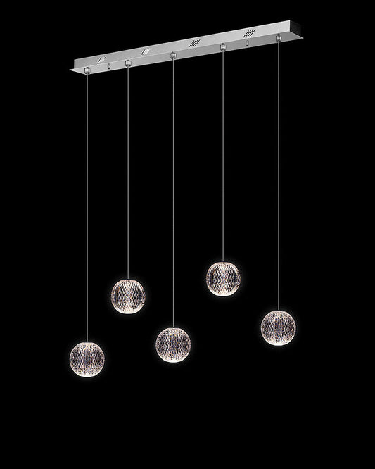 Diamante 5Lt Bar Chrome Light