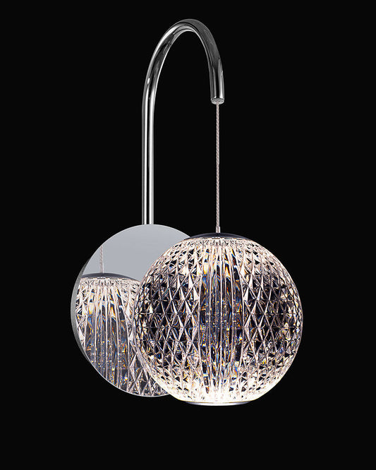 Diamante Wall Chrome Light