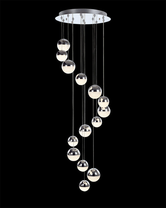Eclipse 14Lt Round Chrome Light