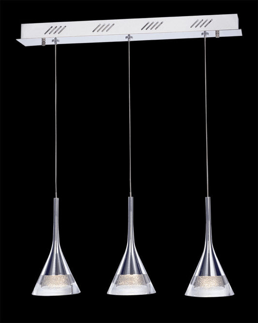 Jewel 3Lt Bar Pendant Dimmable Light