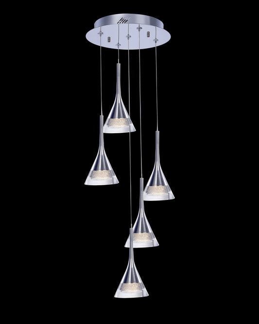 Jewel 5Lt Round Pendant Dimmable Light