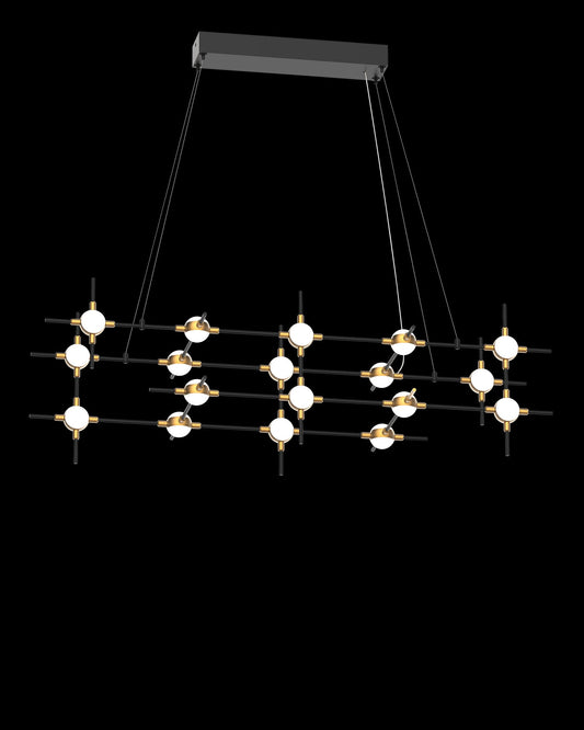 Molecular 18Lt Pendant Black With Gold Model A Light