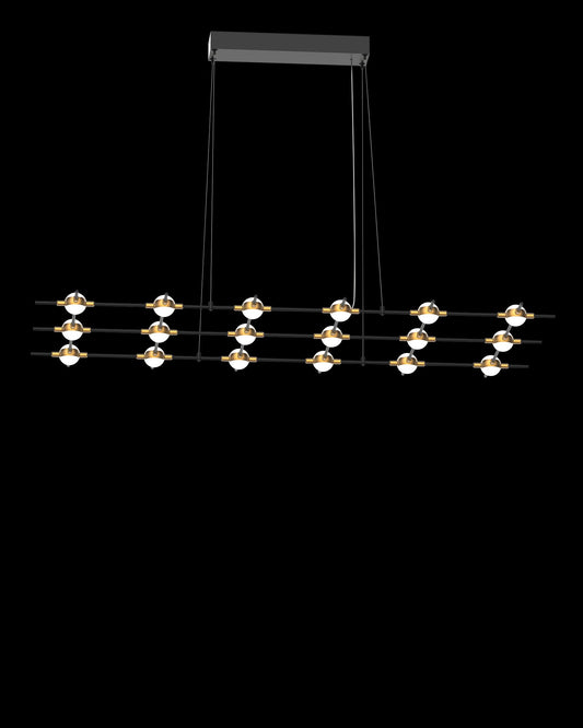 Molecular 18Lt Pendant Black With Gold Model F Light