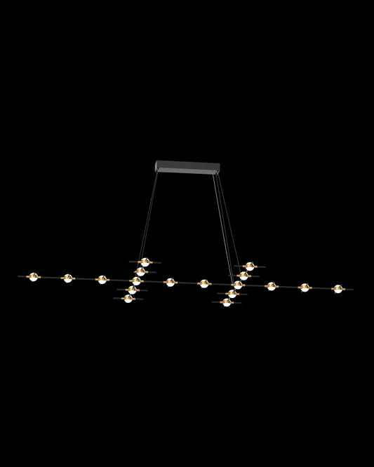 Molecular 18Lt Pendant Black With Gold Model G Light