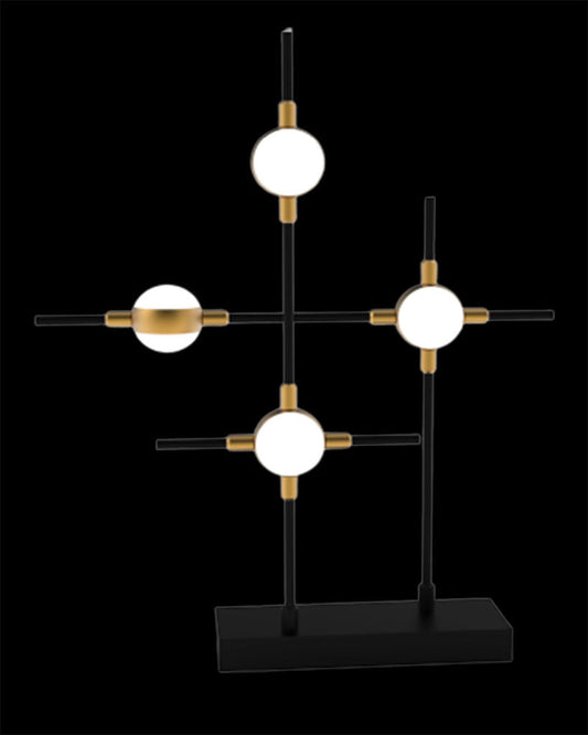 Molecular 4Lt Table Black With Gold Model B Light