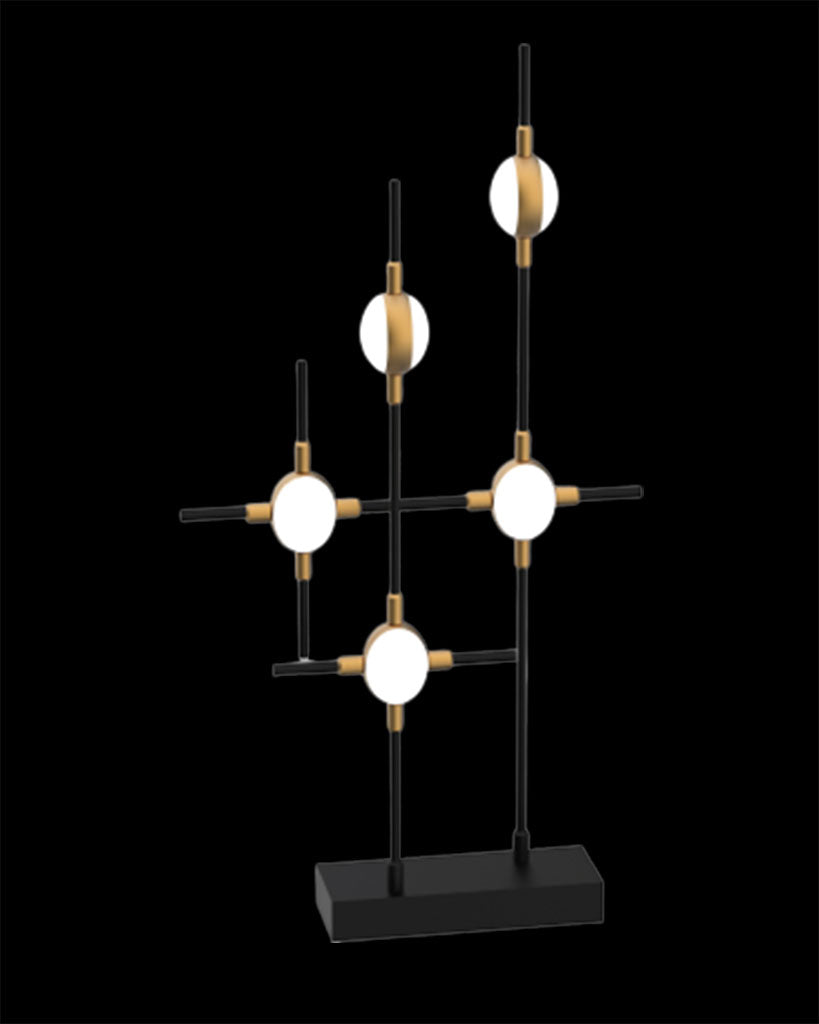 Molecular 5Lt Table Black With Gold Model C Light