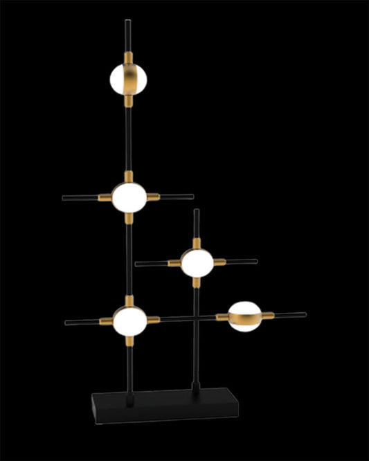 Molecular 5Lt Table Black With Gold Model E Light