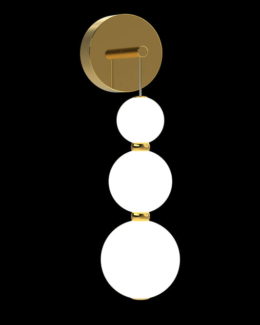 Pearl 3Lt Wall Gold Light