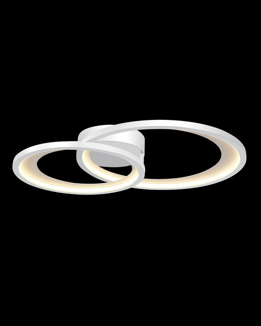 Saturn Overlapping Flush White Light