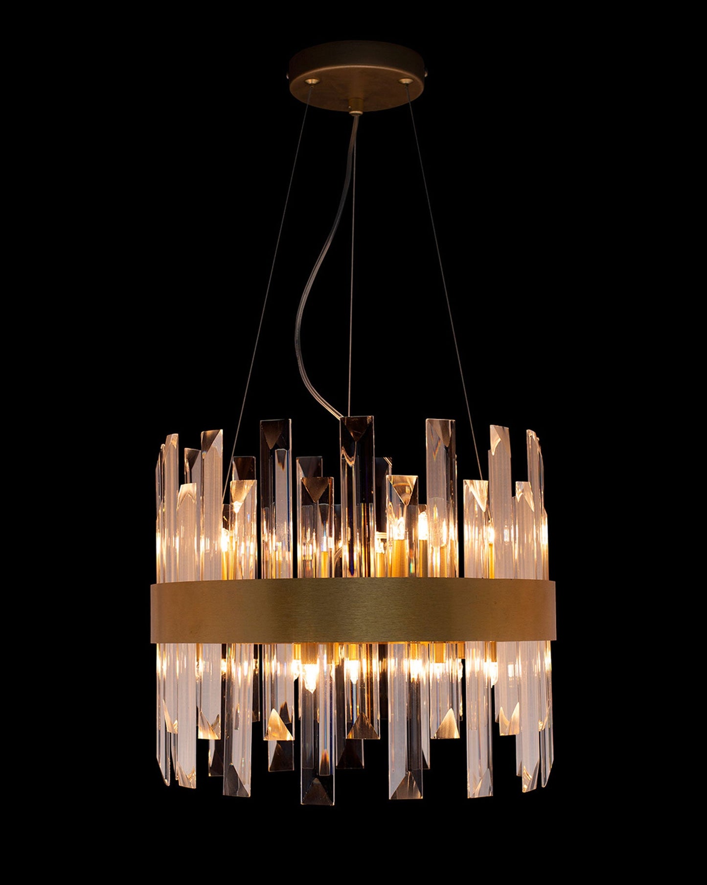 Zenna D35 Pendant Satin Gold Light