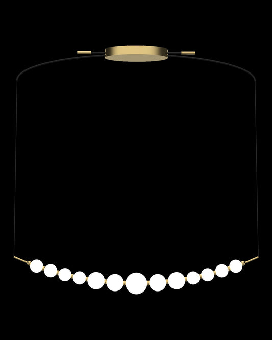 Pearl Pendant Gold Light