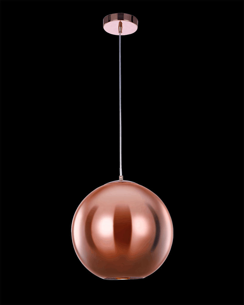 Oberon Small Pendant Copper Light