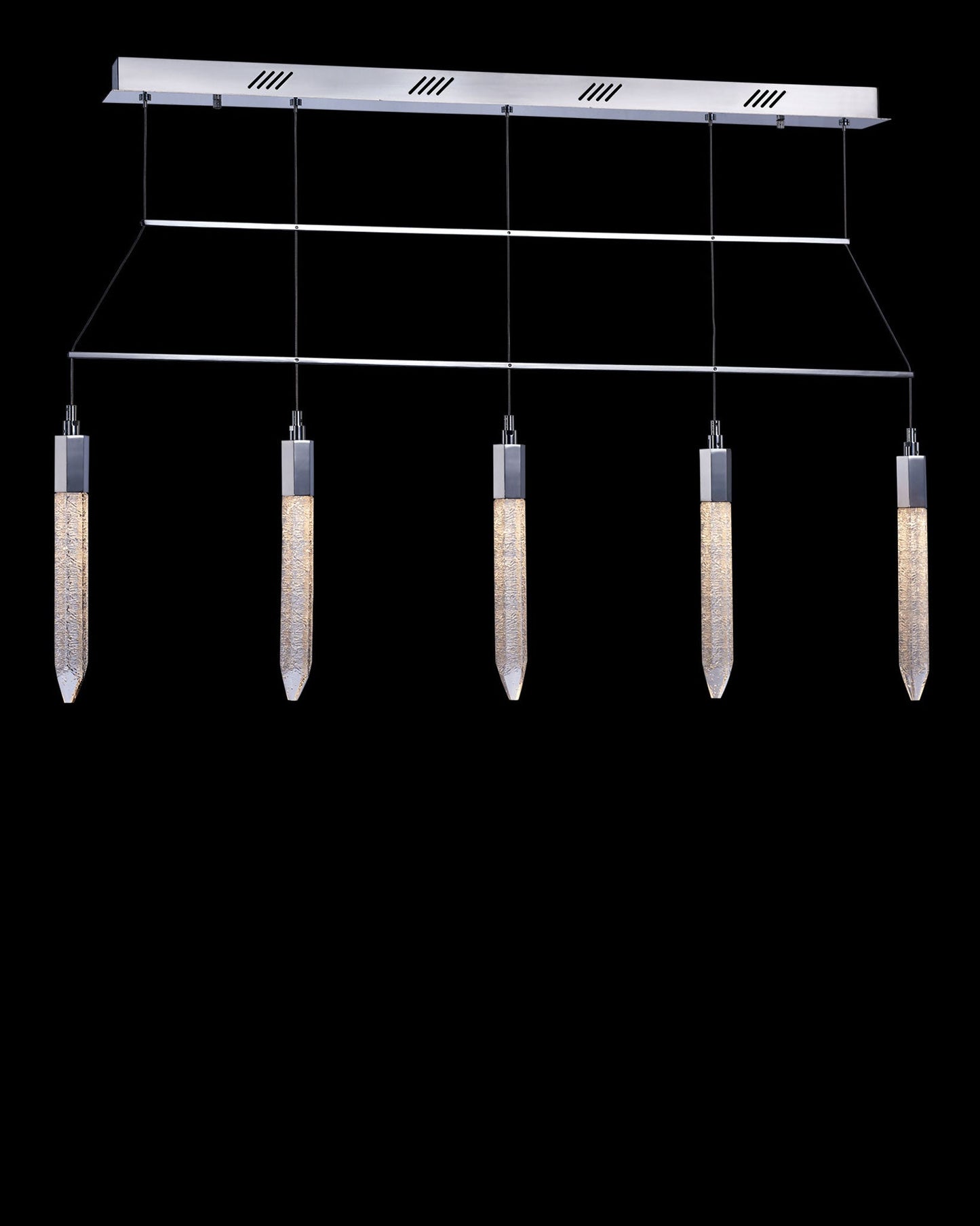 Shard 5Lt Bar Pendant Chrome Light