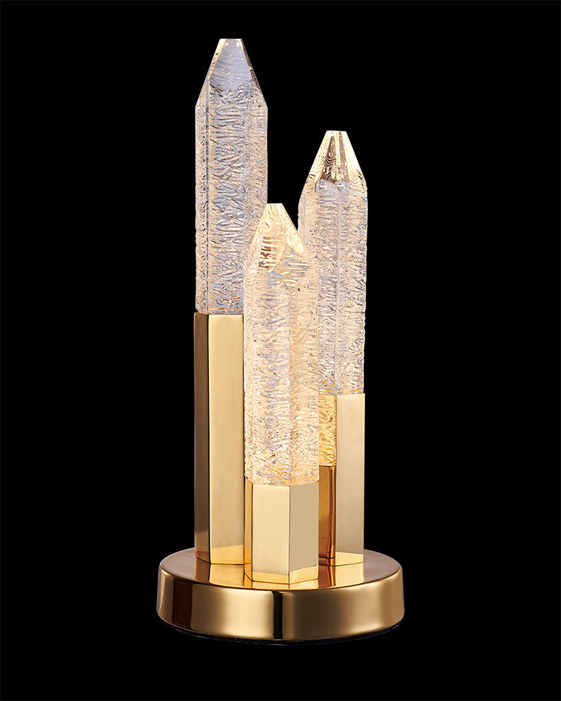 Shard 3Lt Table Gold Light
