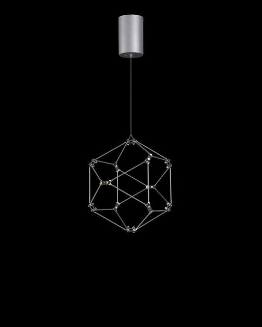 Lucciola Single Pendant D16.5 Stainless Steel Light