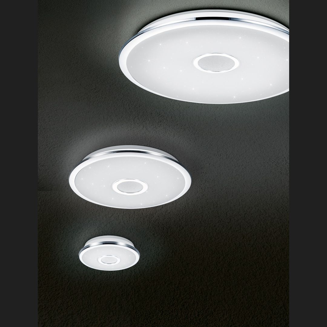 Osaka  - Ceiling lamp - Chrome - Trio