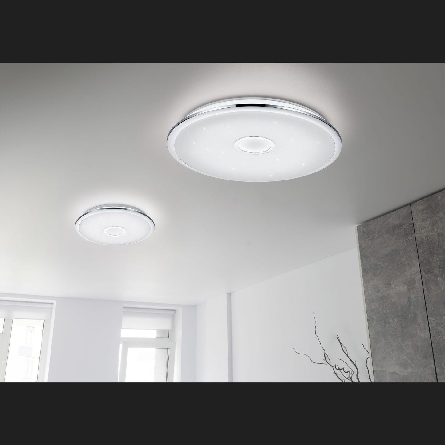 Osaka  - Ceiling lamp - Chrome - Trio