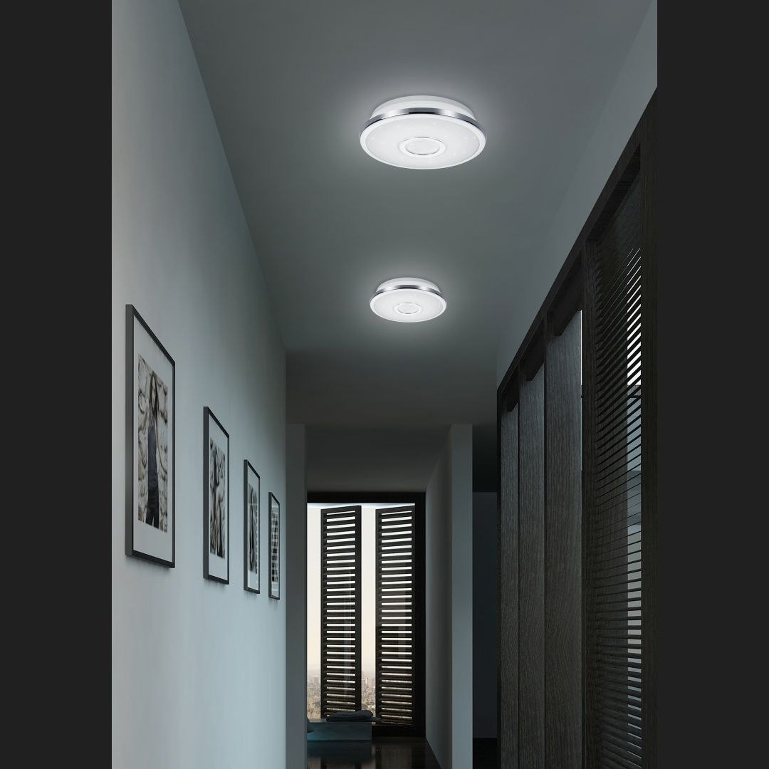 Osaka  - Ceiling lamp - Chrome - Trio