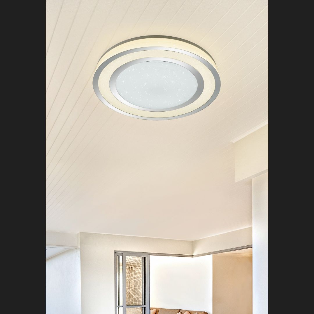 Noriaki  - Ceiling lamp - Chrome - Trio
