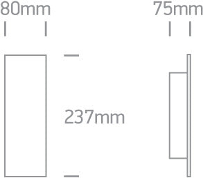 Indoor Dark Light Wall Recessed