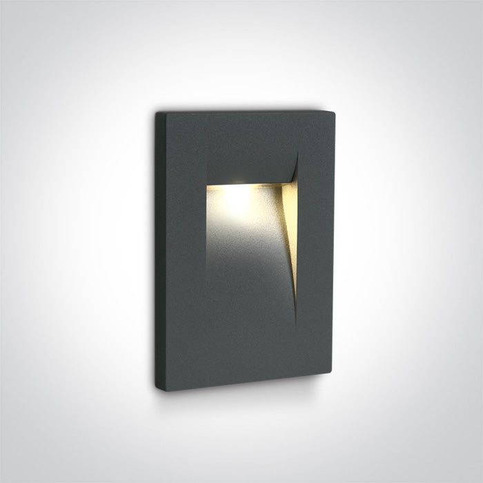 Outdoor Dark Light Wall Recessed Die cast