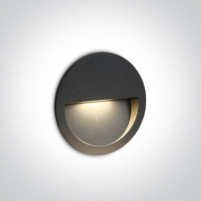 Outdoor Dark Light Wall Recessed Die cast