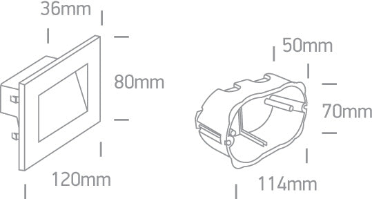 The Glass Face Recessed Lights