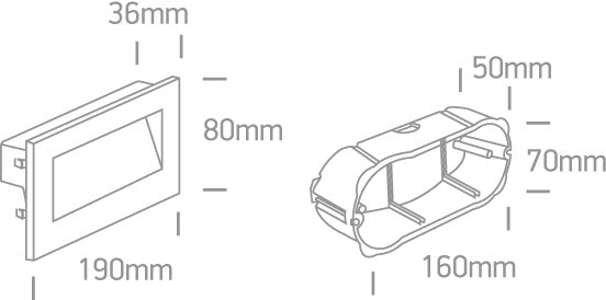 The Glass Face Recessed Lights