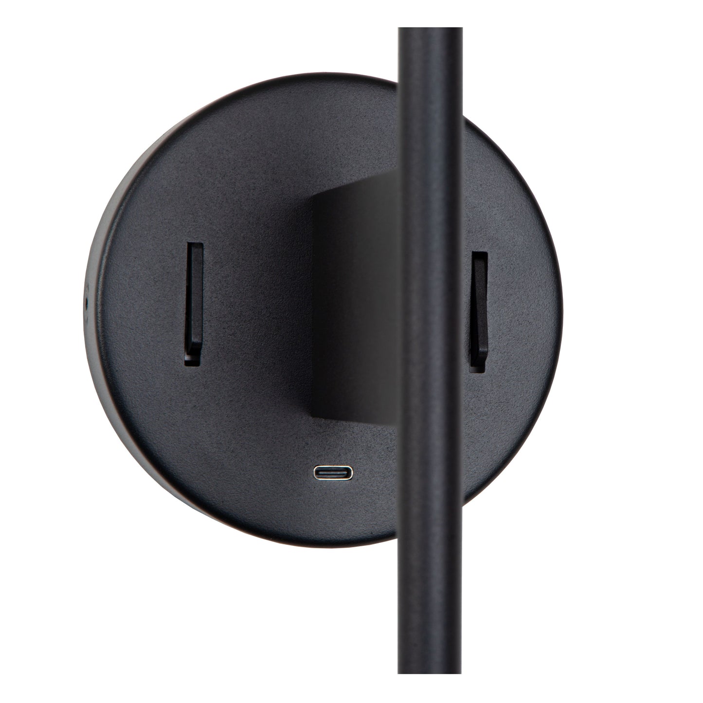 Lucide MAGIC - Wall light - 1xE27 - With USB charging point - Black