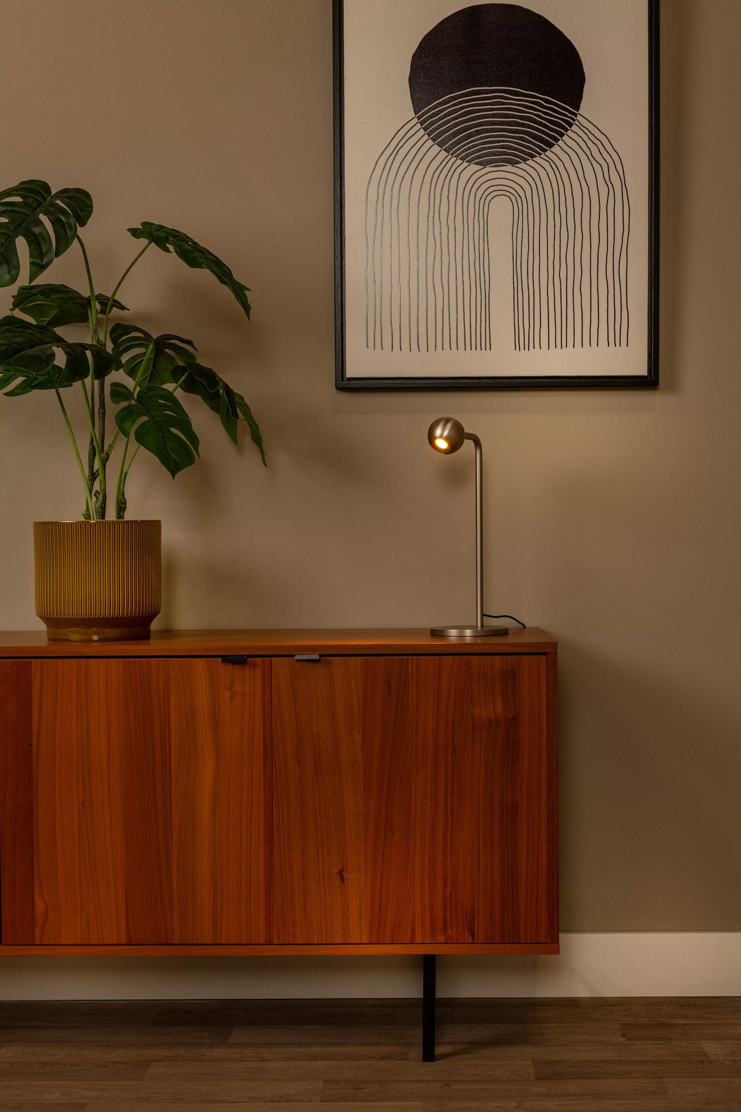 Lucide MONTANA - Table lamp - LED Dim. - 1x5W 2700K - Grey iron | Premium