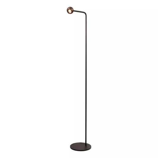 Lucide MONTANA - Floor lamp - LED Dim. - 1x6,3W 2700K - Coffee | Premium