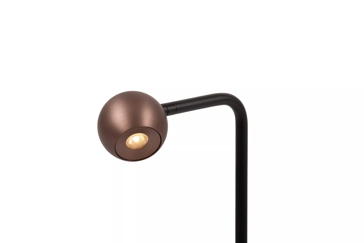 Lucide MONTANA - Floor lamp - LED Dim. - 1x6,3W 2700K - Coffee | Premium