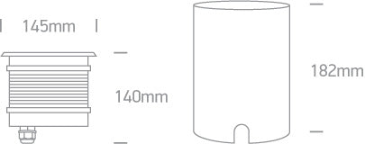 The COB Inground Range Stainless steel