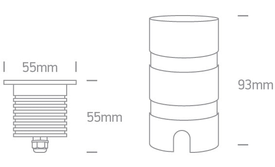 The Dark Light Inground Range Aluminium