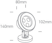 The LED Underwater Range  Stainless steel