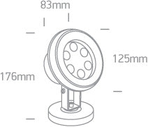The LED Underwater Range  Stainless steel
